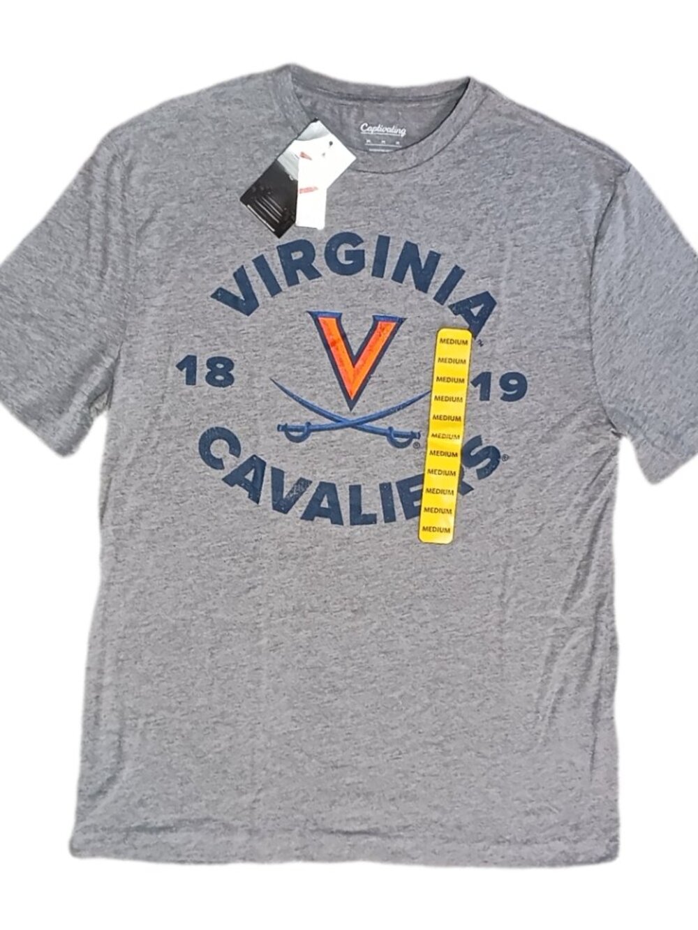 Captivating Apparel Virginia Cavaliers T Shirt Mens Size Medium New Gray